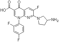 Tosufloxacin molecular structure (CAS 108138-46-1)