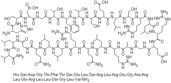 Secretin (human) molecular structure (CAS 108153-74-8)