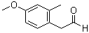4-Methoxy-2-methylbenzeneacetaldehyde molecular structure (CAS 1081798-35-7)