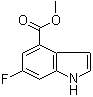 6-Fluoro-1H-indole-4-carboxylic acid methyl ester molecular structure (CAS 1082040-43-4)