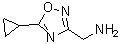 5-Cyclopropyl-1,2,4-oxadiazole-3-methanamine molecular structure (CAS 1082420-52-7)