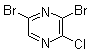 structure of CAS# 1082843-70-6, 3,5-Dibromo-2-chloropyrazine;2-Chloro-3,5-dibromopyrazine