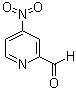 4-硝基-2-吡啶甲醛分子结构 (CAS 108338-19-8)