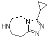 3-Cyclopropyl-6,7,8,9-tetrahydro-5H-1,2,4-triazolo[4,3-d][1,4]diazepine molecular structure (CAS 1083401-12-0)