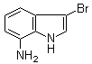 3-Bromo-1H-indol-7-amine molecular structure (CAS 1084328-82-4)
