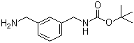 N-[3-(氨基甲基)苄基]氨基甲酸叔丁酯分子结构 (CAS 108467-99-8)