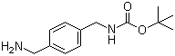 1-(N-Boc-aminomethyl)-4-(aminomethyl)benzene molecular structure (CAS 108468-00-4)