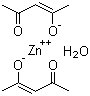 Zinc acetylacetonate hydrate molecular structure (CAS 108503-47-5)