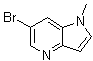 6-Bromo-1-methyl-1H-pyrrolo[3,2-b]pyridine molecular structure (CAS 1086064-46-1)