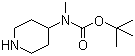 4-N-Boc-4-N-Methyl-aminopiperidine molecular structure (CAS 108612-54-0)