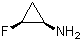 (1R,2S)-2-氟环丙胺分子结构 (CAS 1086372-16-8)
