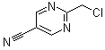 2-(Chloromethyl)-5-pyrimidinecarbonitrile molecular structure (CAS 1086393-94-3)