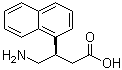 (R)-4-Amino-3-(naphthalen-1-yl)butanoic acid molecular structure (CAS 108827-19-6)