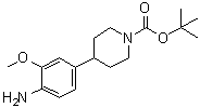 1,1-Dimethylethyl 4-[4-amino-3-(methyloxy)phenyl]-1-piperidinecarboxylate molecular structure (CAS 1089280-53-4)