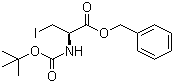 N-Boc-3-iodo-L-alanine benzyl ester molecular structure (CAS 108957-20-6)