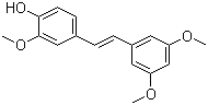 4-[(E)-2-(3,5-Dimethoxyphenyl)ethenyl]-2-methoxyphenol molecular structure (CAS 108957-72-8)