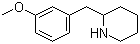 2-(3-Methoxybenzyl)piperidine molecular structure (CAS 108958-36-7)