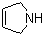 3-吡咯啉分子结构 (CAS 109-96-6)