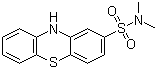 2-Dimethylaminosulfonylphenthiazine molecular structure (CAS 1090-78-4)