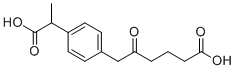 4-(1-Carboxyethyl)-delta-oxo-benzenehexanoic Acid molecular structure (CAS 1091621-61-2)