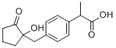 4-[(1-Hydroxy-2-oxocyclopentyl)methyl]-alpha-methylbenzeneacetic acid molecular structure (CAS 1091621-62-3)