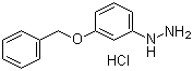 3-Benzyloxyphenylhydrazine hydrochloride molecular structure (CAS 109221-90-1)