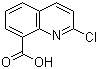 结构式 CAS# 1092287-54-1, 2-氯-8-喹啉甲酸