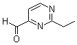 2-Ethyl-4-pyrimidinecarboxaldehyde molecular structure (CAS 1092299-36-9)