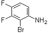 2-Bromo-3,4-difluoro-benzenamine molecular structure (CAS 1092349-87-5)