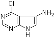 4-Chloro-7H-pyrrolo[2,3-d]pyrimidin-5-amine molecular structure (CAS 1092352-49-2)