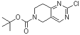 2-Chloro-7,8-dihydropyrido[4,3-d]pyrimidine-6(5H)-carboxylic acid 1,1-dimethylethyl ester molecular structure (CAS 1092352-55-0)