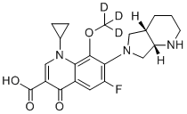 Moxifloxacin-d3 molecular structure (CAS 1092356-42-7)