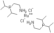 结构式 CAS# 1092372-90-1, 双(2-(二异丙基膦)乙胺)二氯化钌