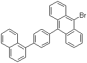结构式 CAS# 1092390-01-6, 10-(4-(1-萘基)苯基)-9-溴蒽