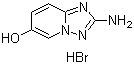 结构式 CAS# 1092394-16-5, 2-氨基-[1,2,4]三唑并[1,5-a]吡啶-6-醇氢溴酸盐