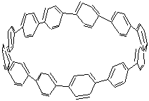 structure of CAS# 1092522-75-2, [12]Cycloparaphenylene;Tridecacyclo[44.2.2.22,5.26,9.210,13.214,17.218,21.222,25.226,29.230,33.234,37.238,41.242,45]doheptaconta-1,3,5,7,9,11,13,15,17,19,21,23,25,27,29,31,33,35,37,39,41,43,45,47,49,51,53,55,57,59,61,63,65,67,69,71-hexatriacontaene