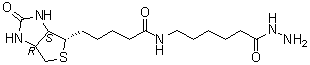 Biotinamidocaproyl hydrazide molecular structure (CAS 109276-34-8)