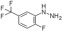 [2-Fluoro-5-(trifluoromethyl)phenyl]hydrazine molecular structure (CAS 1093059-58-5)