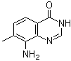 structure of CAS# 1093101-65-5, 8-Amino-7-methyl-4(3H)-quinazolinone