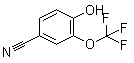 4-羟基-3-(三氟甲氧基)苯甲腈分子结构 (CAS 1093397-72-8)