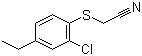 structure of CAS# 1093758-93-0, 2-(2-Chloro-4-ethylphenylthio)acetonitrile;4-Ethylcyano-2-chlorothioanisole