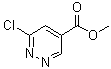 Methyl 6-chloropyridazine-4-carboxylate molecular structure (CAS 1093860-48-0)