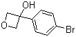 structure of CAS# 1093878-32-0, 3-(4-Bromophenyl)oxetan-3-ol;3-(4-Bromophenyl)-3-oxetanol