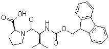 N-[(9H-Fluoren-9-ylmethoxy)carbonyl]-L-valyl-L-proline molecular structure (CAS 109425-49-2)