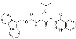Fmoc-O-tert-Butyl-L-serine 3,4-dihydro-4-oxo-1,2,3-benzotriazin-3-yl ester molecular structure (CAS 109434-27-7)