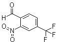 结构式 CAS# 109466-87-7, 2-硝基-4-(三氟甲基)苯甲醛