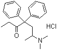 盐酸美沙酮分子结构 (CAS 1095-90-5)