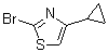 2-Bromo-4-cyclopropylthiazole molecular structure (CAS 1095010-50-6)
