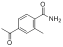 结构式 CAS# 1095275-06-1, 4-乙酰基-2-甲基苯甲酰胺