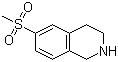 1,2,3,4-四氢-6-(甲磺酰基)异喹啉分子结构 (CAS 1095751-03-3)